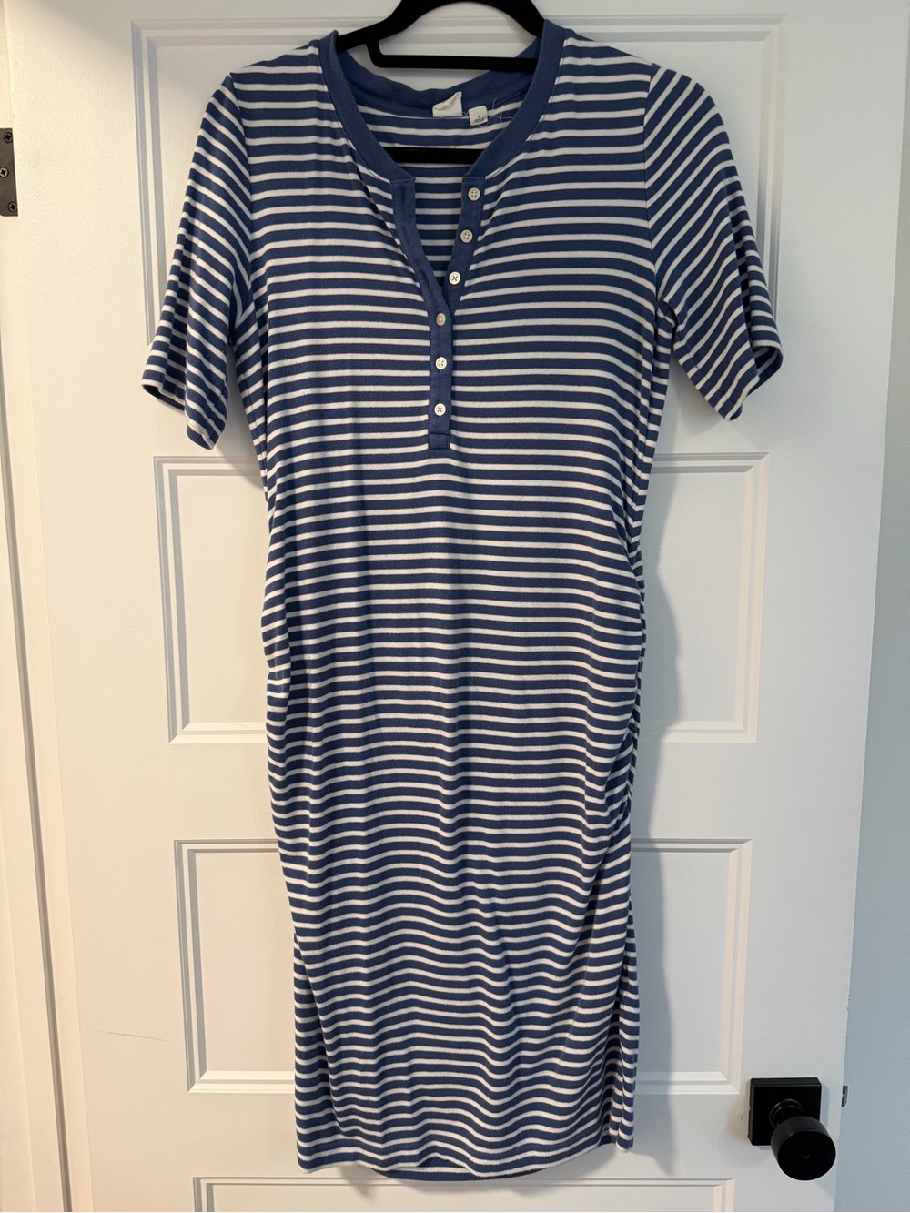 GAP Blue and White Striped Dress - Maternity - size medium